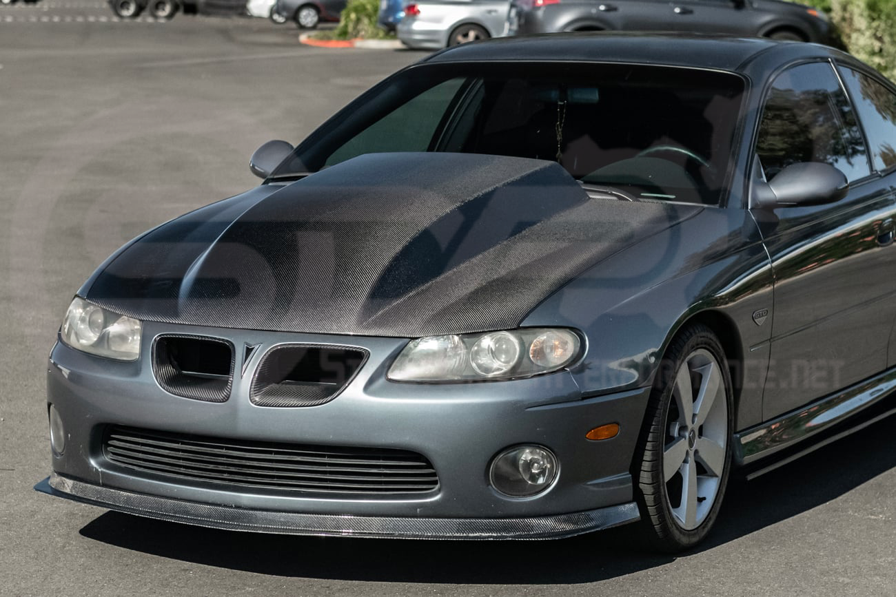 2004-2006 PONTIAC GTO | SDP PERFORMANCE STYLE CARBON FIBER FRONT COWL HOOD